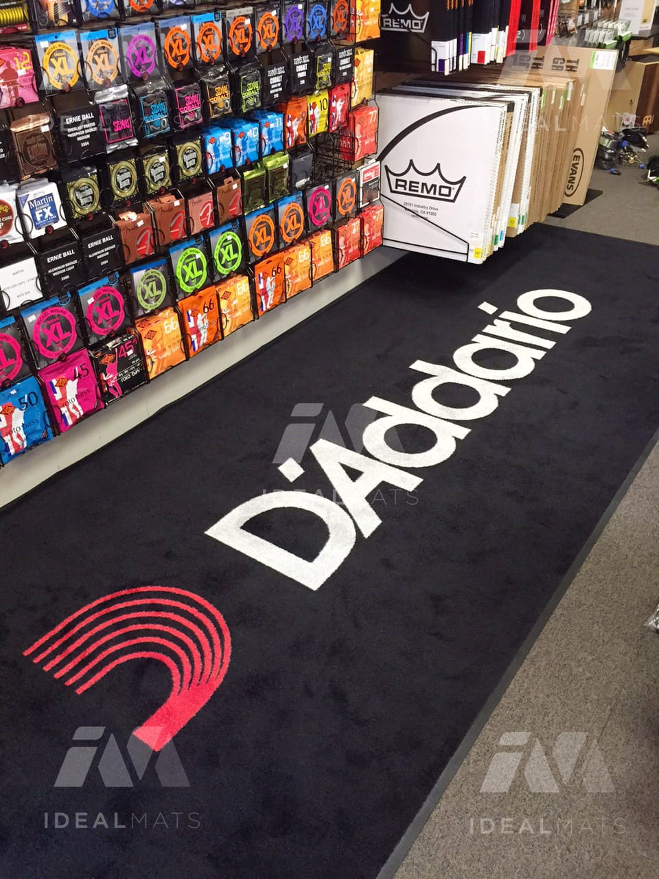D'Addario Logo Mat